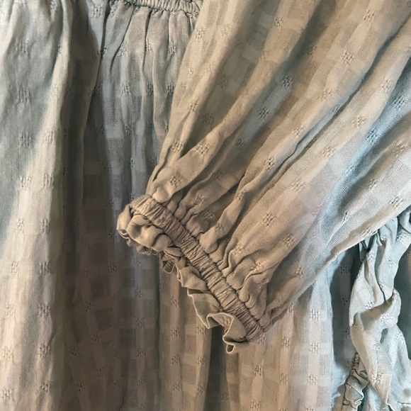 Green American Eagle Wrap Dress - Picture 3 of 4